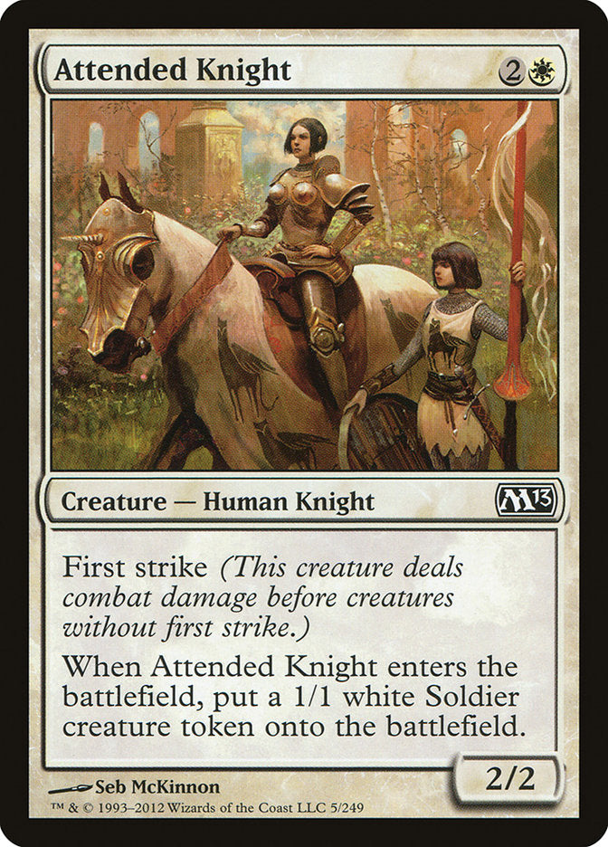 Attended Knight [Magic 2013] (M13 5)
