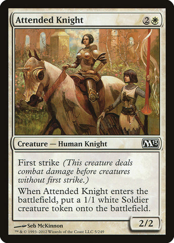 Attended Knight [Magic 2013] (M13 5)
