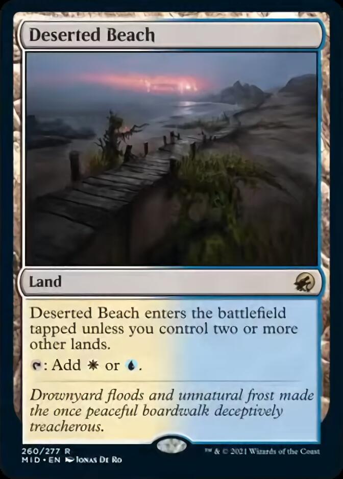 Deserted Beach [Innistrad: Midnight Hunt] (MID 260)