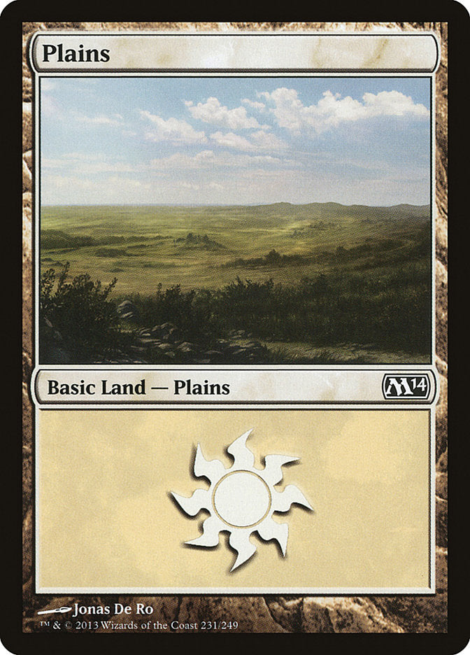 Plains (#231) [Magic 2014] (M14 231)