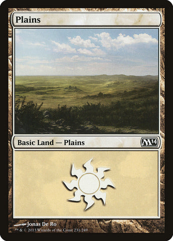 Plains (#231) [Magic 2014] (M14 231)