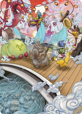 March of Otherworldly Light Art Card [Kamigawa: Neon Dynasty Art Series] (ANEO 48)