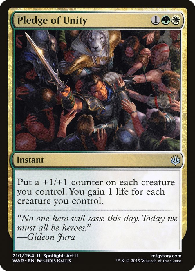 Pledge of Unity [War of the Spark] (WAR 210)
