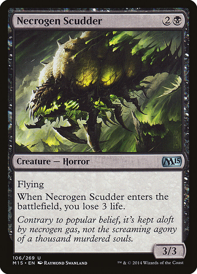 Necrogen Scudder [Magic 2015] (M15 106)