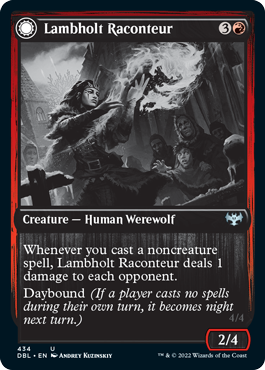 Lambholt Raconteur // Lambholt Ravager [Innistrad: Double Feature] (DBL 434)