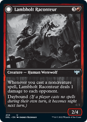 Lambholt Raconteur // Lambholt Ravager [Innistrad: Double Feature] (DBL 434)
