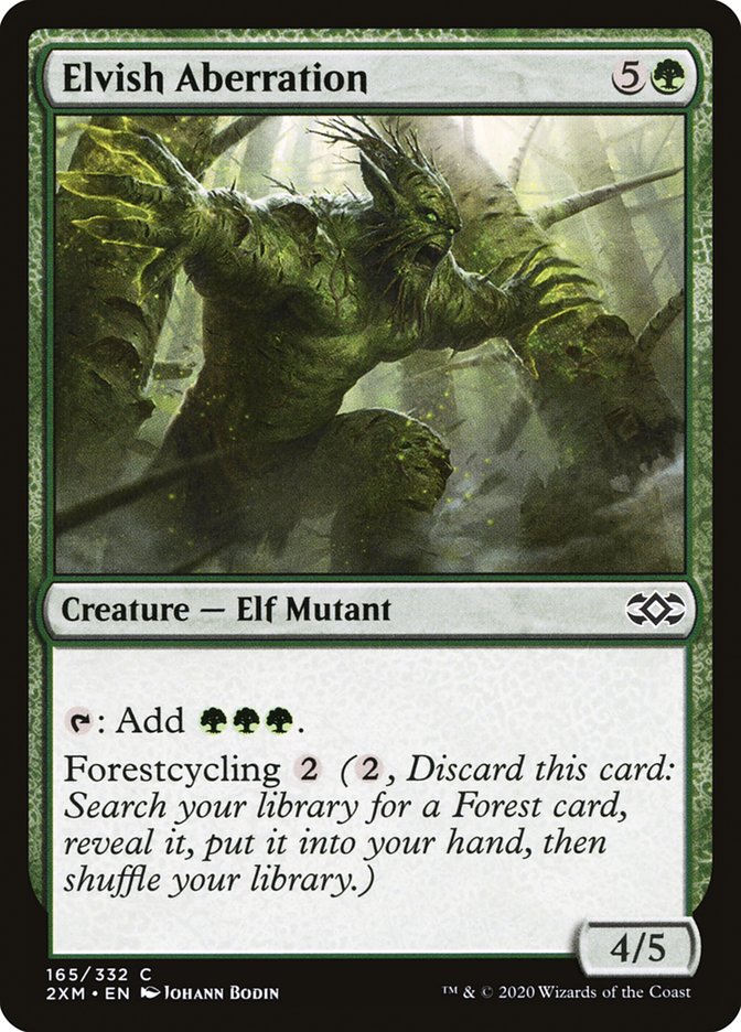 Elvish Aberration [Double Masters] (2XM 165)