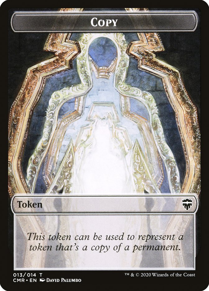 Copy // Treasure Token [Commander Legends Tokens] (TCMR 13 // 12)