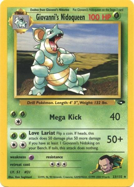 Giovanni's Nidoqueen (23/132) [Gym Challenge]