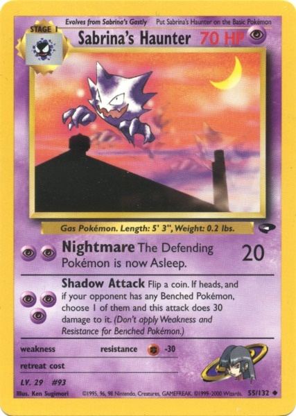 Sabrina's Haunter (55/132) [Gym Challenge]