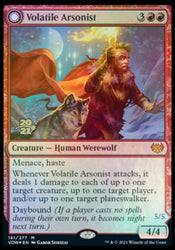 Volatile Arsonist // Dire-Strain Anarchist [Innistrad: Crimson Vow Prerelease Promos] (PVOW 181)