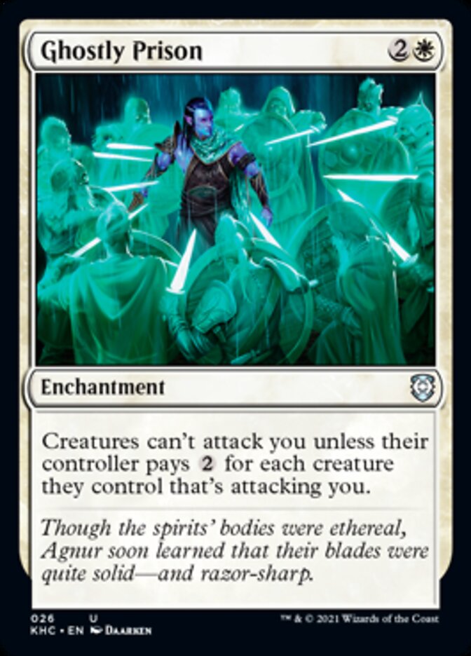 Ghostly Prison [Kaldheim Commander] (KHC 26)
