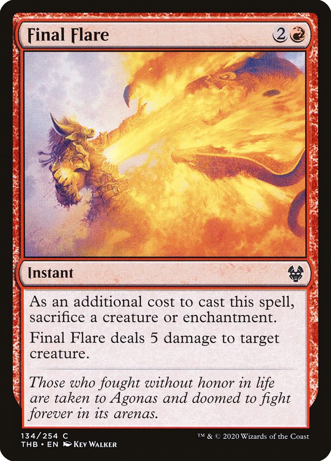 Final Flare [Theros Beyond Death] (THB 134)