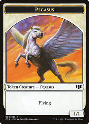 Kor Soldier // Pegasus Double-sided Token [Commander 2014 Tokens] (TC14 4)