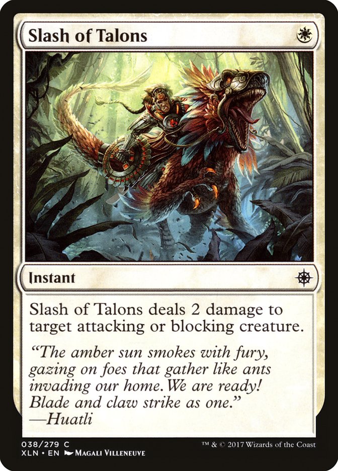 Slash of Talons [Ixalan] (XLN 38)