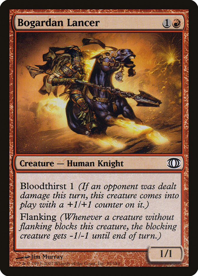 Bogardan Lancer [Future Sight] (FUT 95)