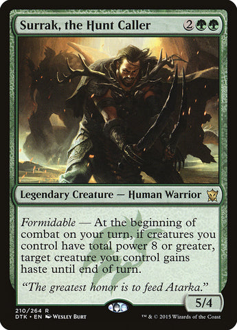 Surrak, the Hunt Caller [Dragons of Tarkir] (DTK 210)