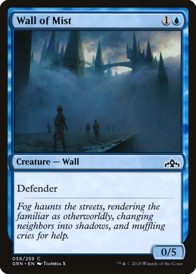 Wall of Mist [Guilds of Ravnica] (GRN 58)