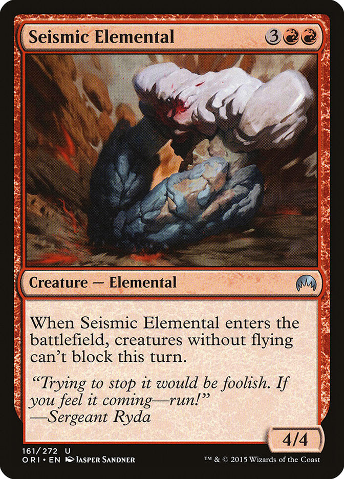 Seismic Elemental [Magic Origins] (ORI 161)