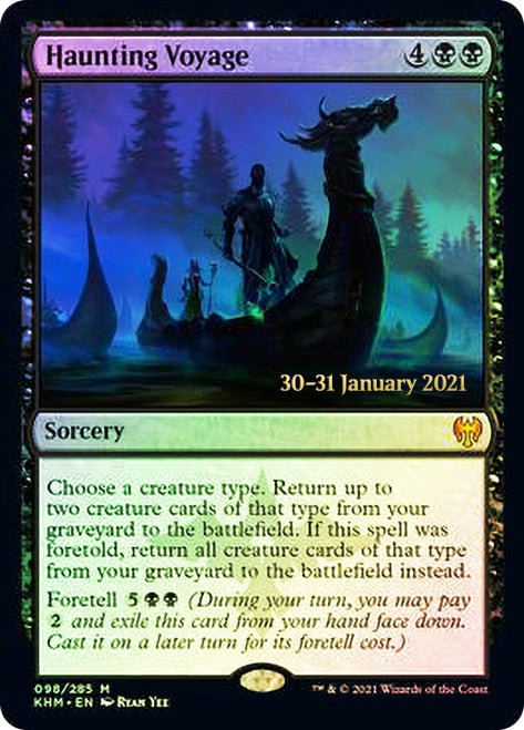 Haunting Voyage  [Kaldheim Prerelease Promos] (PKHM 98)