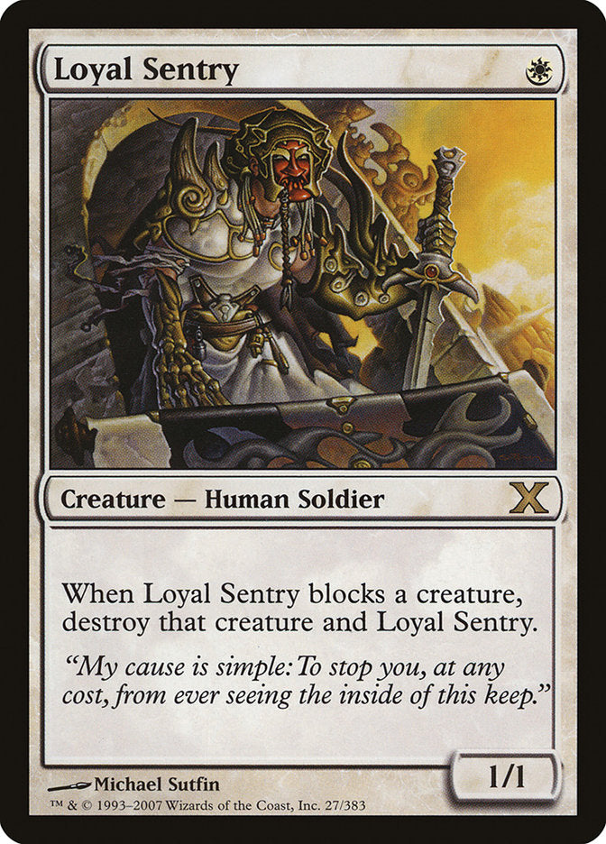 Loyal Sentry [Tenth Edition] (10E 27)