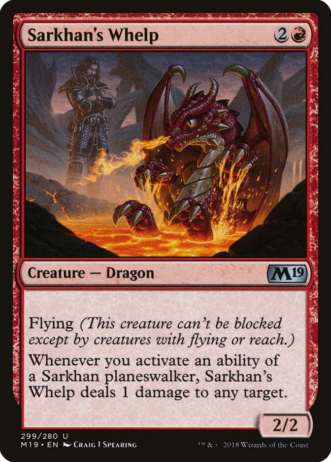 Sarkhan's Whelp [Core Set 2019] (M19 299)