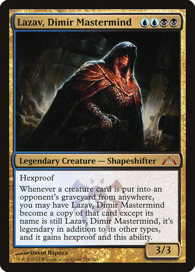 Lazav, Dimir Mastermind [Gatecrash] (GTC 174)