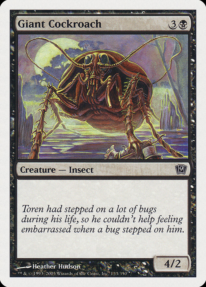 Giant Cockroach [Ninth Edition] (9ED 133)