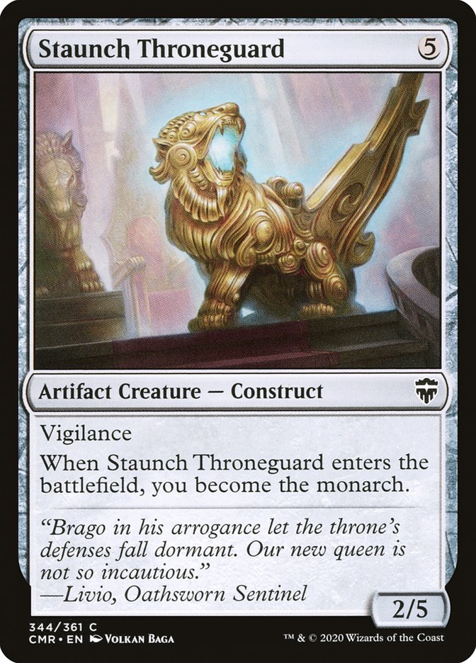 Staunch Throneguard [Commander Legends] (CMR 344)
