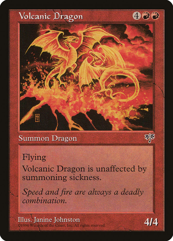 Volcanic Dragon [Mirage] (MIR 201)