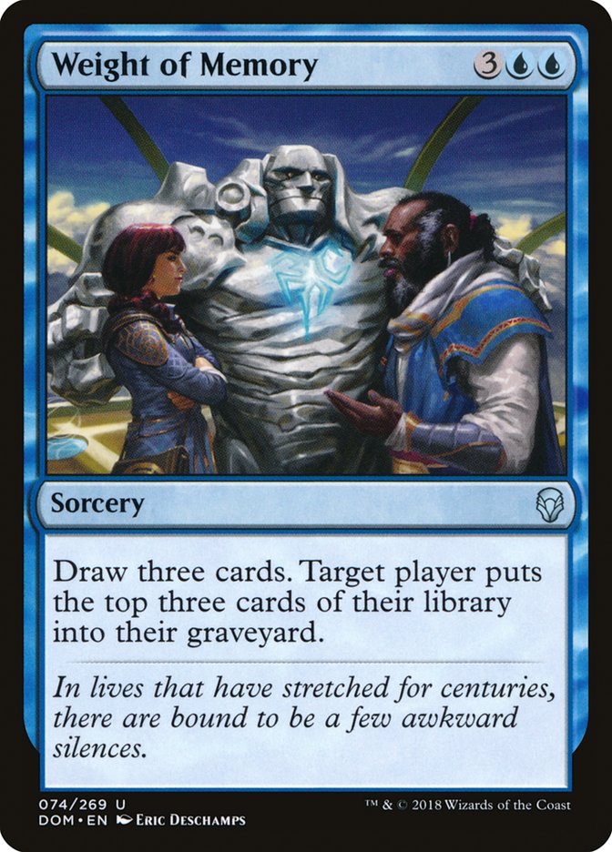 Weight of Memory [Dominaria] (DOM 74)