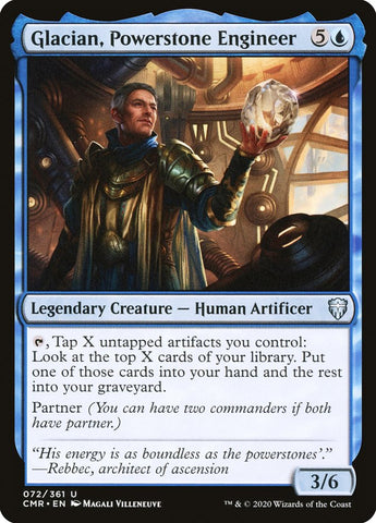 Glacian, Powerstone Engineer [Commander Legends] (CMR 72)