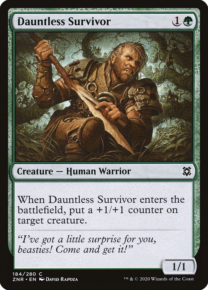 Dauntless Survivor [Zendikar Rising] (ZNR 184)