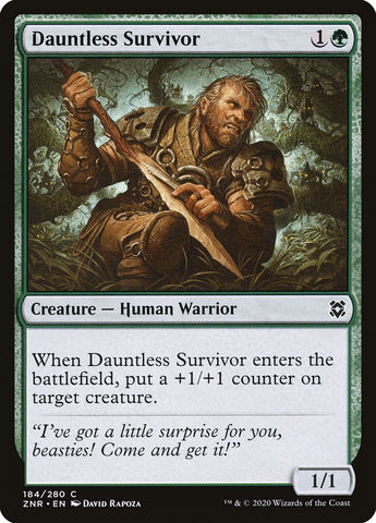 Dauntless Survivor [Zendikar Rising] (ZNR 184)