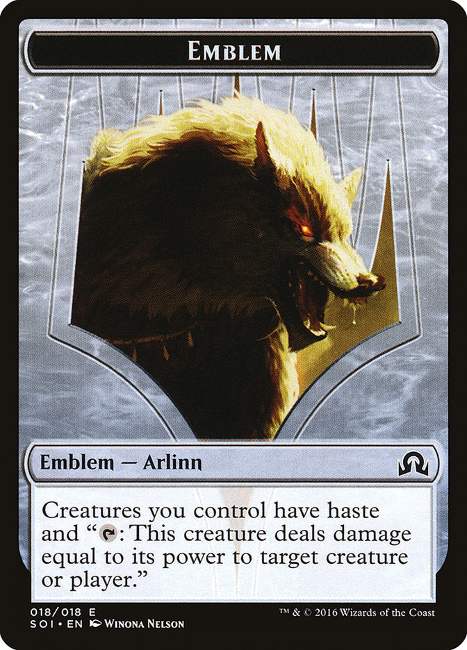 Arlinn Kord Emblem [Shadows over Innistrad Tokens] (TSOI 18)