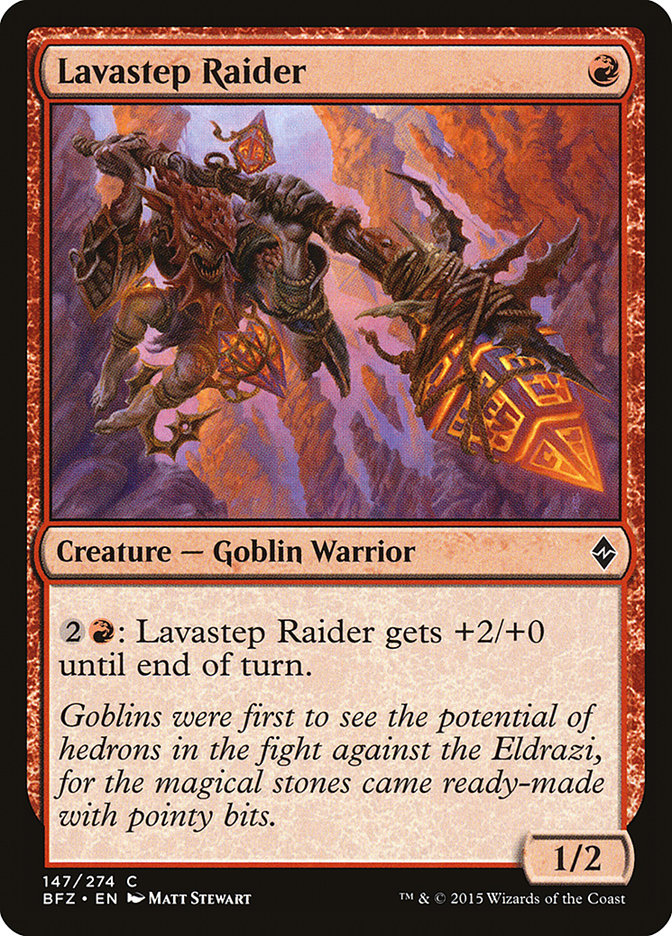 Lavastep Raider [Battle for Zendikar] (BFZ 147)