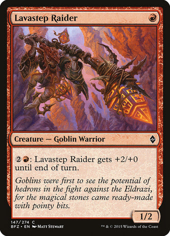 Lavastep Raider [Battle for Zendikar] (BFZ 147)