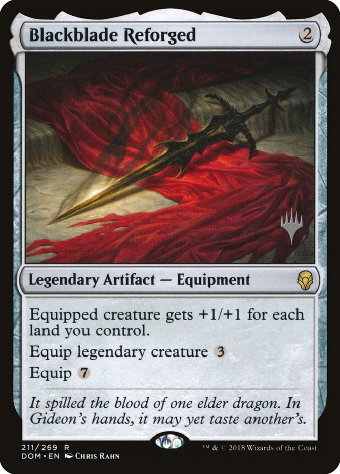Blackblade Reforged (Promo Pack) [Dominaria Promos] (PDOM 211P)
