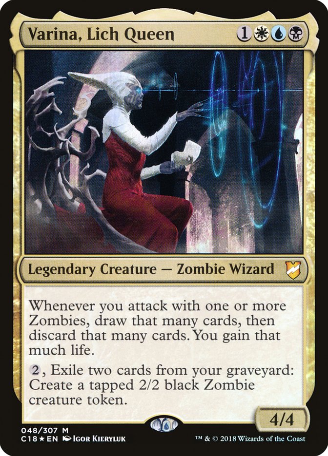 Varina, Lich Queen [Commander 2018] (C18 48)