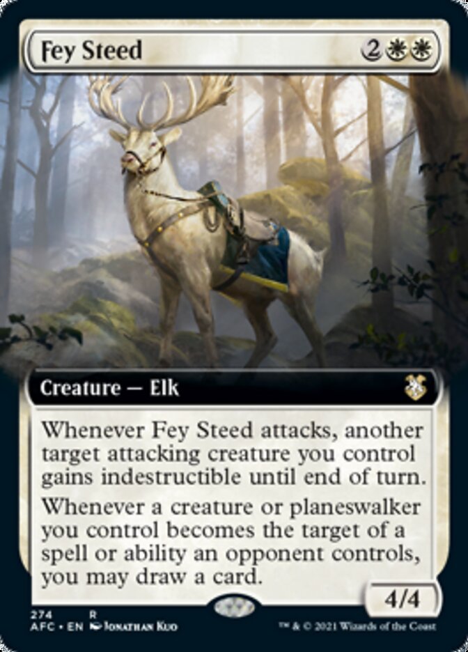 Fey Steed (Extended) [Dungeons & Dragons: Adventures in the Forgotten Realms Commander] (AFC 274)