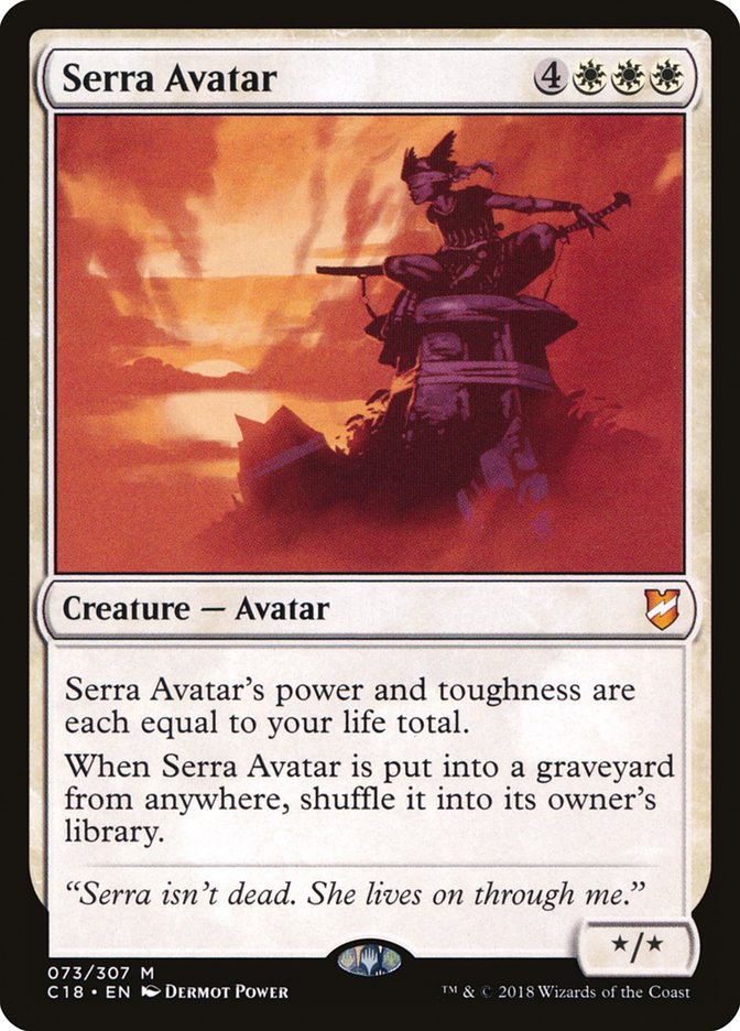 Serra Avatar [Commander 2018] (C18 73)