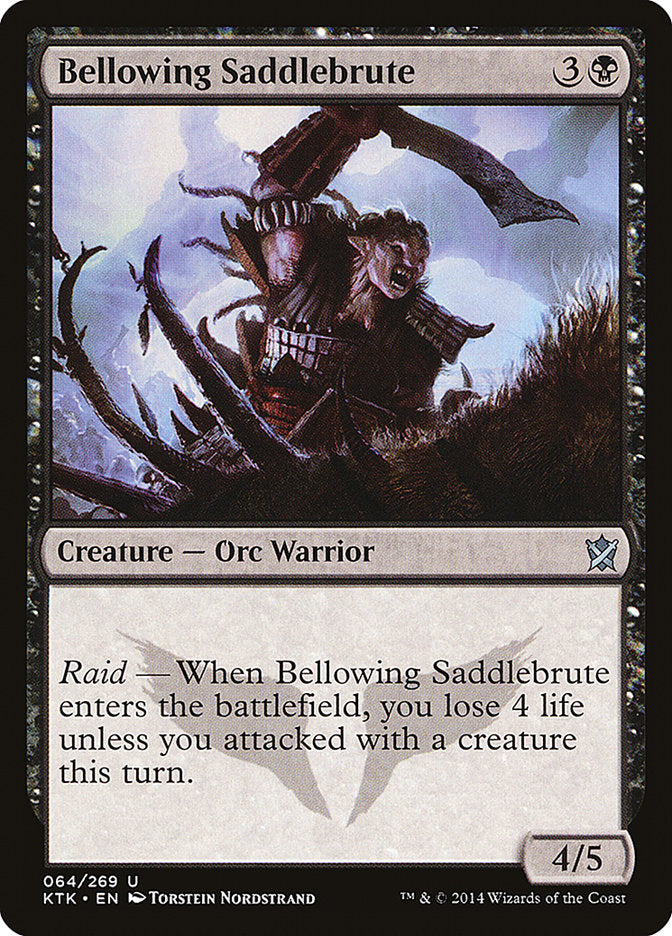 Bellowing Saddlebrute [Khans of Tarkir] (KTK 64)