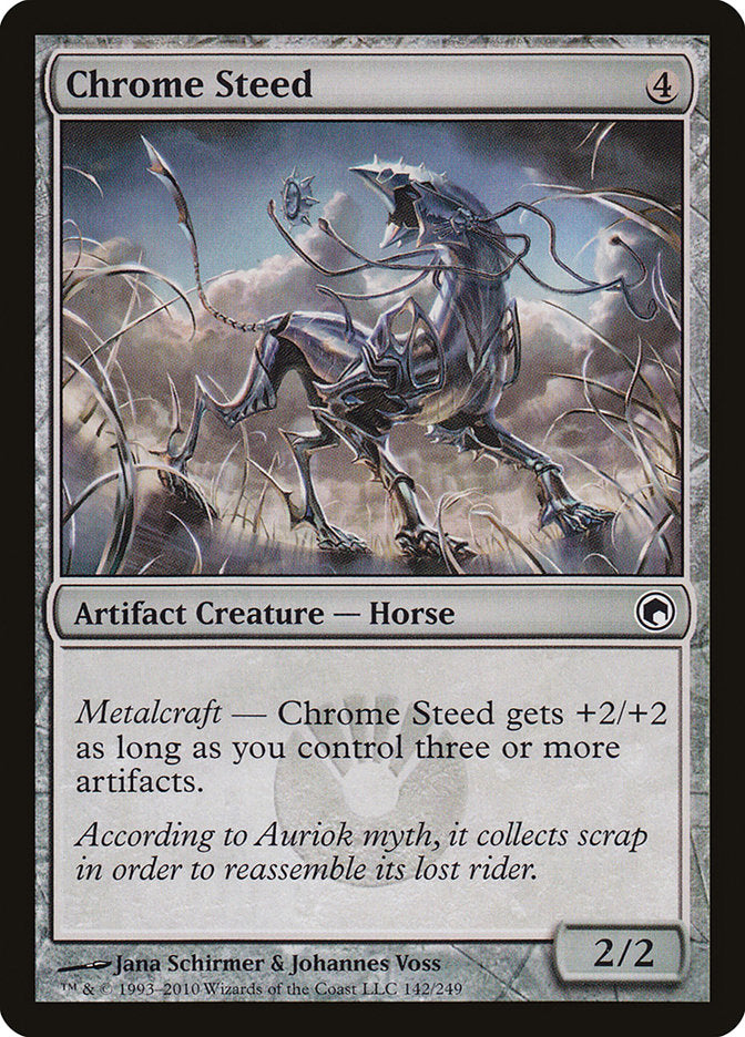 Chrome Steed [Scars of Mirrodin] (SOM 142)