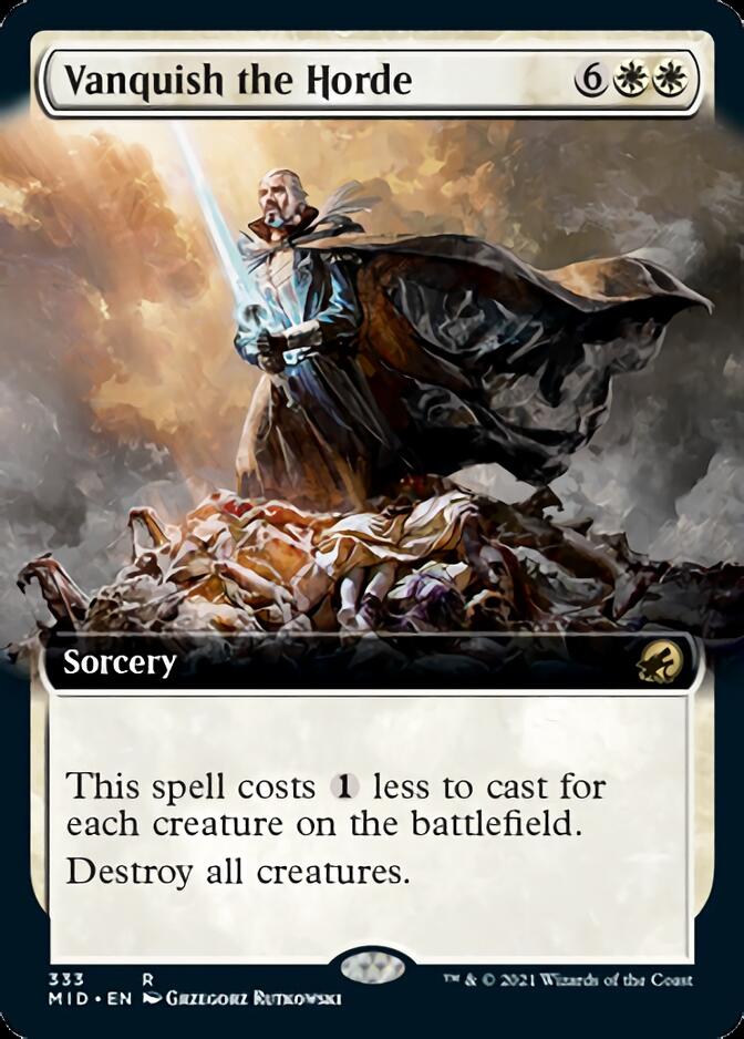 Vanquish the Horde (Extended) [Innistrad: Midnight Hunt] (MID 333)