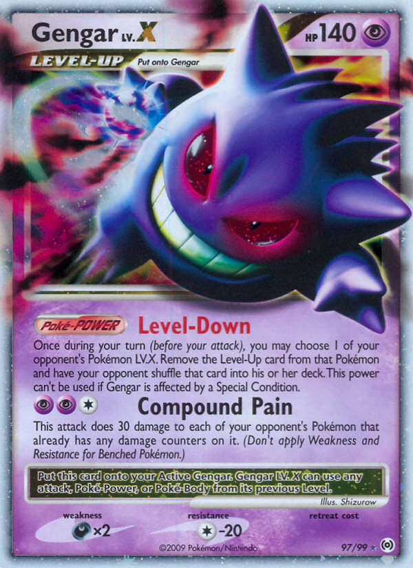 Gengar LV.X (97/99) [Arceus]