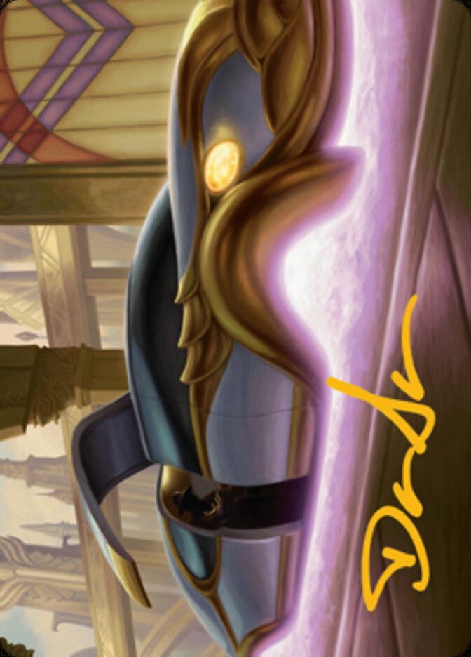Mysterious Limousine Art Card (Gold-Stamped Signature) [Streets of New Capenna Art Series] (ASNC 6)