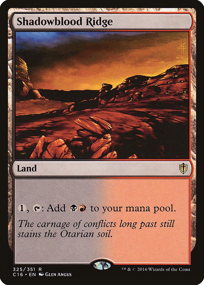 Shadowblood Ridge [Commander 2016] (C16 325)