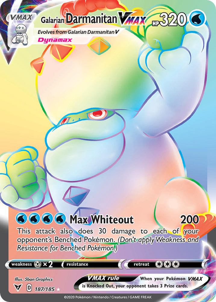 Galarian Darmanitan VMAX (187) [Sword & Shield: Vivid Voltage]