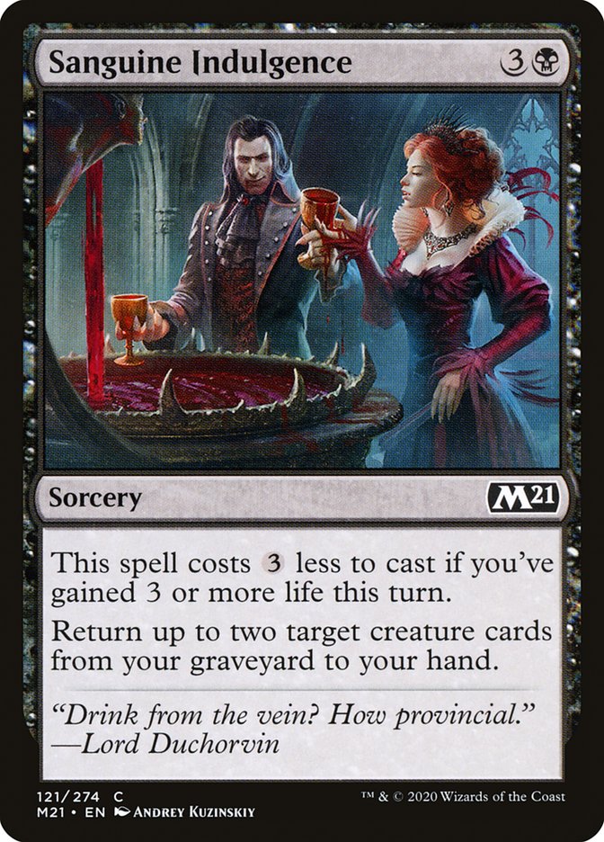 Sanguine Indulgence [Core Set 2021] (M21 121)