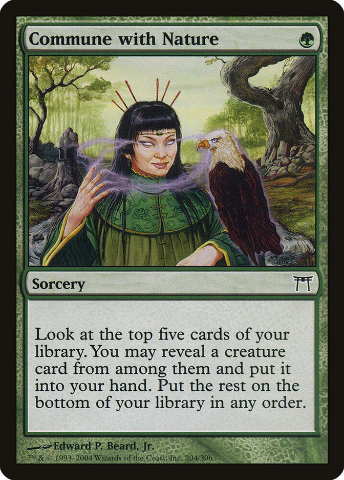 Commune with Nature [Champions of Kamigawa] (CHK 204)